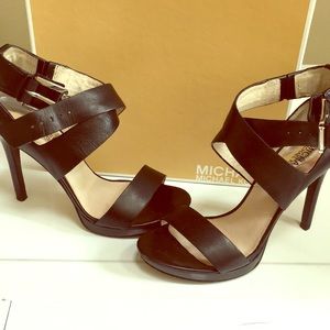 Michael Kors Black Sandal Heel